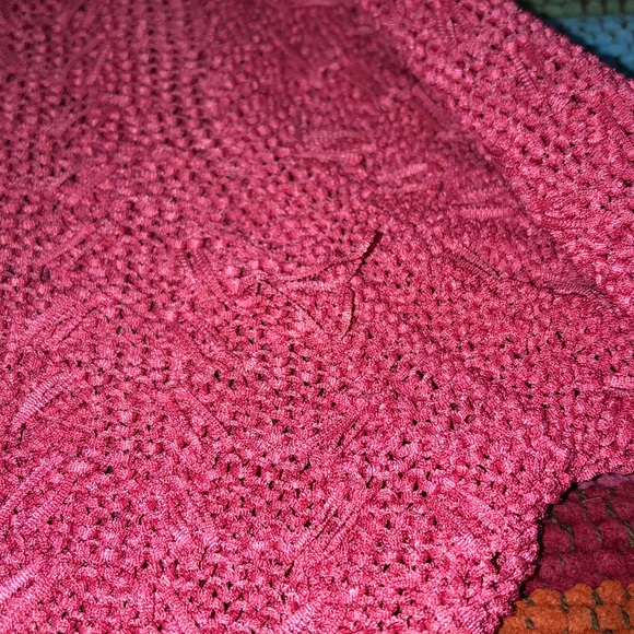 🤰🏼 💕 Mimi Maternity Coral Pink Cardigan Sweater - Picture 5 of 6